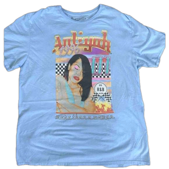 AALIYAH Tops - New Aaliyah Unisex Adults Graphic‎ Tee 2XL